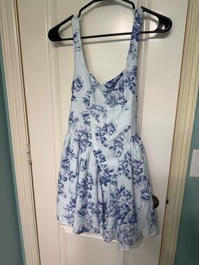 Windsor Blue and White Floral Dress